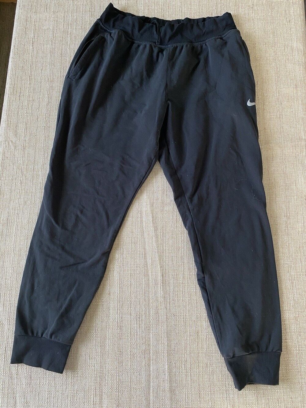 NIKE Women's Dri-Fit Pants Joggers Black M